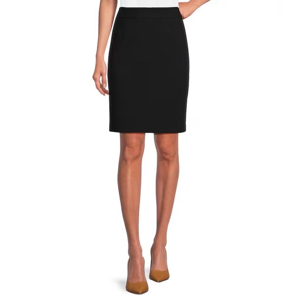 Calvin Klein Classic Navy Pencil Skirt